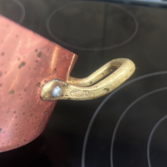 1.5QT Centuria Baumlin Vintage French Copper Pot - Picture 6 of 6